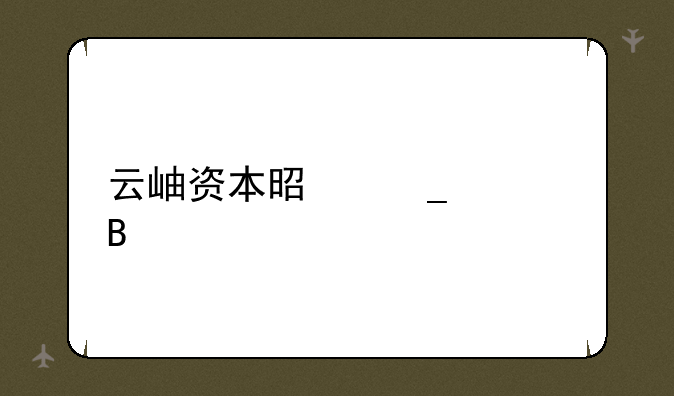 云岫资本是骗局吗