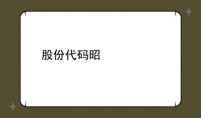 股份代码是什么