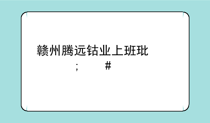 赣州腾远钴业上班环境怎么样