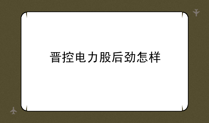 晋控电力股后劲怎样