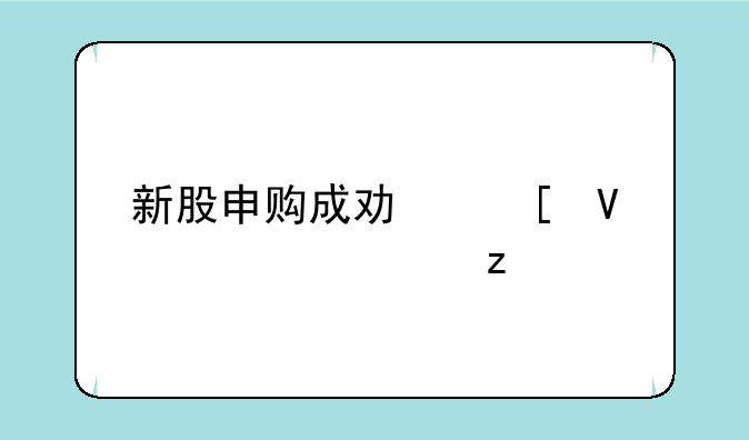 新股申购成功策略全解析