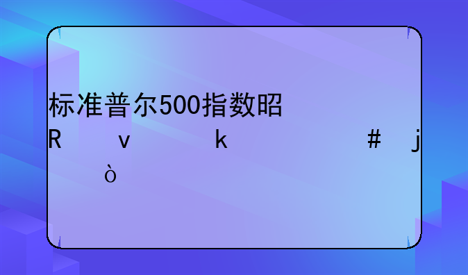 标准普尔500指数是用来做什么的？