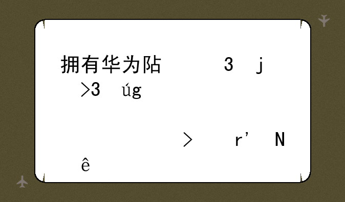 拥有华为阿里的双龙头股票公司有哪些