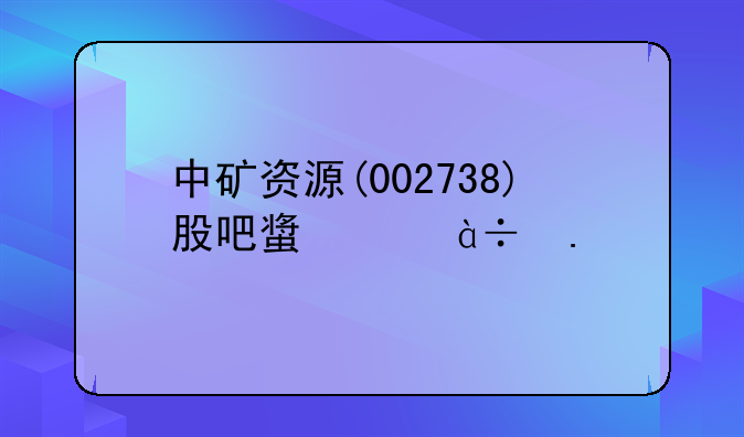 中矿资源(002738)股吧融捷股份